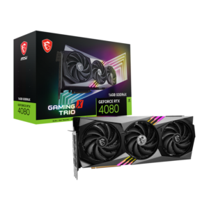 MSI GAMING X TRIO GeForce RTX 4080 16 GB Video Card