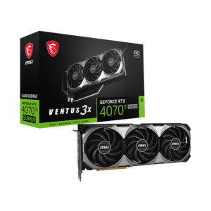 MSI RTX 4070 Ti SUPER 16G VENTUS 3X BLACK OC GeForce RTX 4070 Ti SUPER 16 GB Video Card