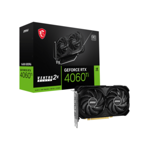 MSI VENTUS 2X BLACK OC GeForce RTX 4060 Ti 16 GB Video Card