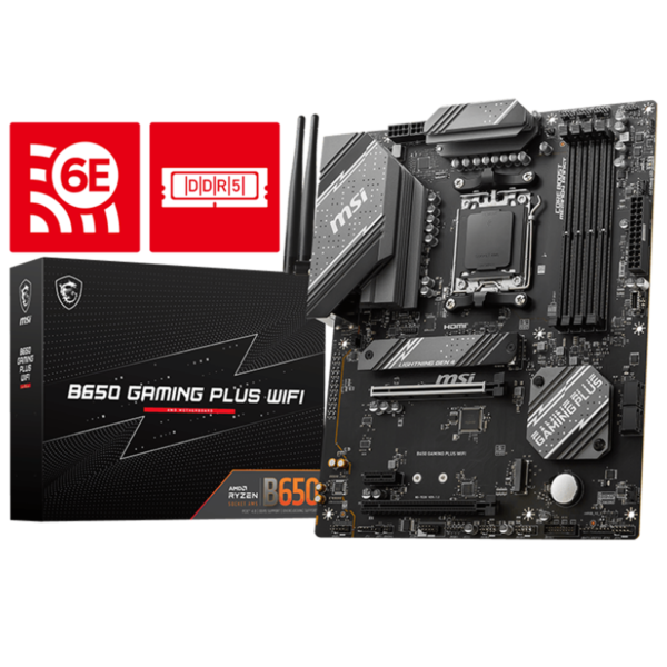 MSI B650 GAMING PLUS WIFI ATX AM5 Motherboard