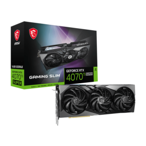 MSI GAMING X SLIM GeForce RTX 4070 Ti SUPER 16 GB Video Card