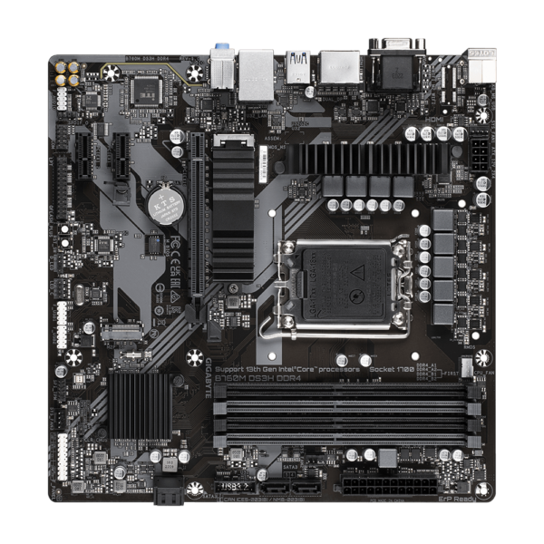 Gigabyte B760M DS3H DDR4 Micro ATX LGA1700 Motherboard