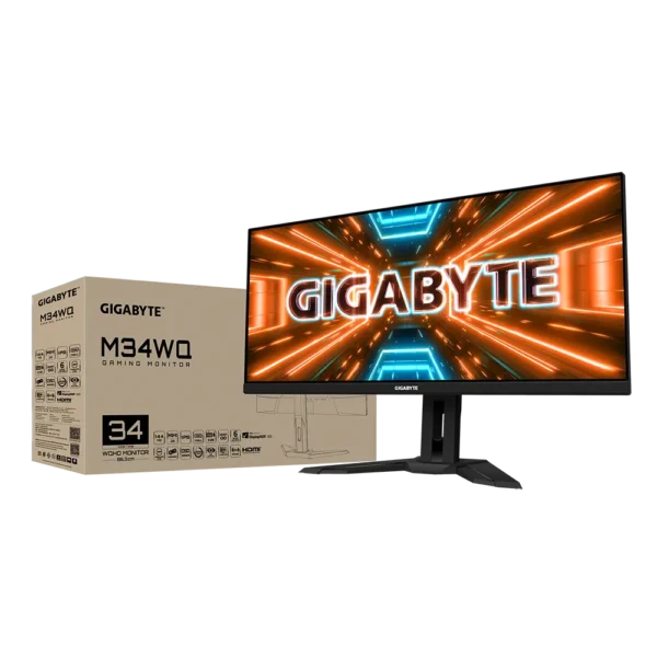 Gigabyte ‎M34WQ 34.0" 3440 x 1440 144 Hz Monitor