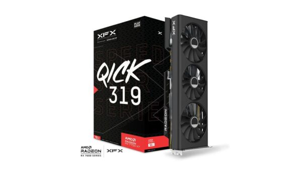XFX Speedster QICK 319 BLACK Radeon RX 7700 XT 12 GB