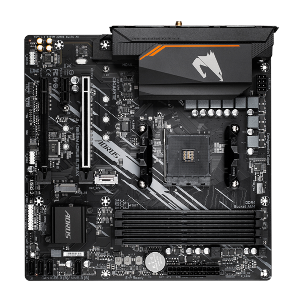 Gigabyte B550M AORUS ELITE AX Micro ATX AM4 Motherboard