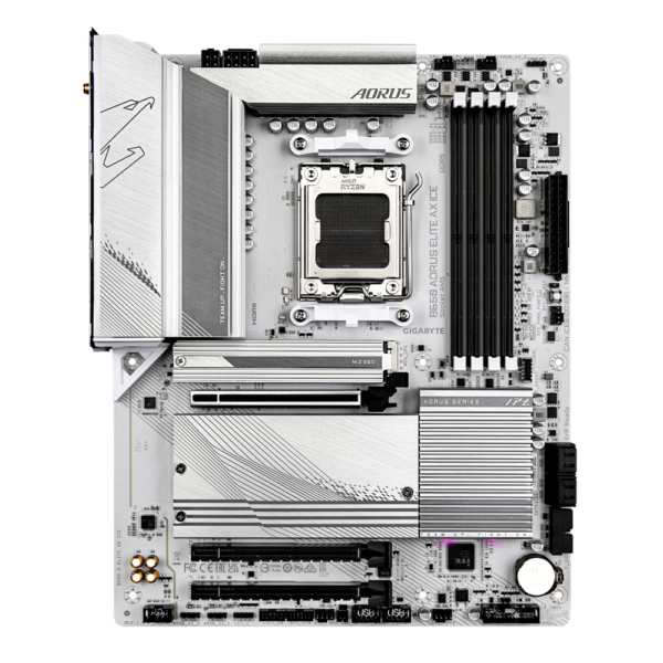 Gigabyte B650M AORUS ELITE AX ICE Micro ATX AM5 Motherboard