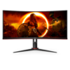 AOC CU34G2XP/BK 34.0" 3440 x 1440 180 Hz Curved Monitor