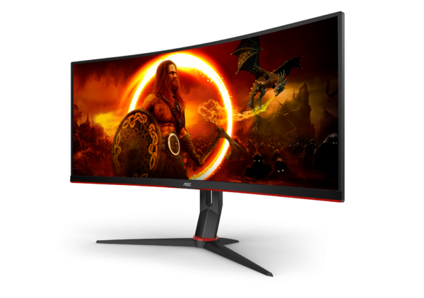 AOC CU34G2XP/BK 34.0" 3440 x 1440 180 Hz Curved Monitor