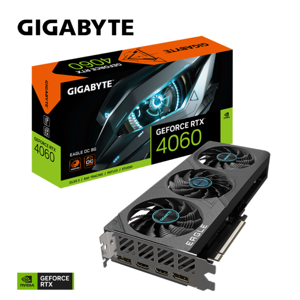 Gigabyte EAGLE OC GeForce RTX 4060 8 GB Video Card