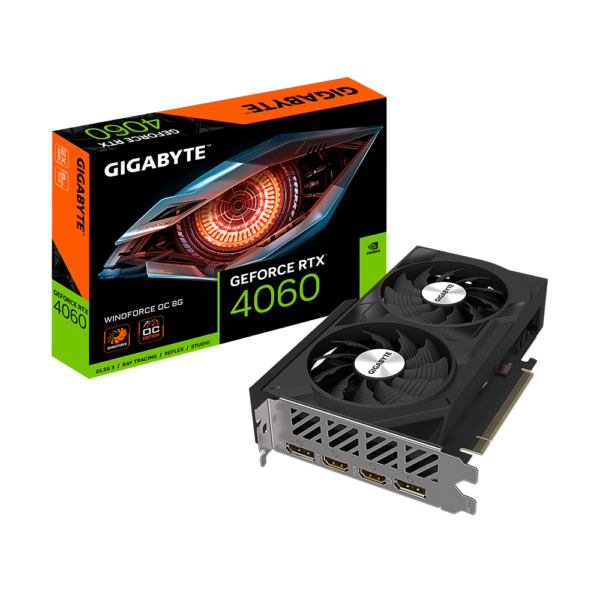 Gigabyte WINDFORCE OC GeForce RTX 4060 8 GB Video Card