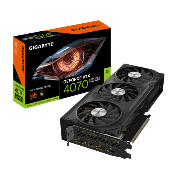 Gigabyte WINDFORCE OC GeForce RTX 4070 SUPER 12 GB Video Card