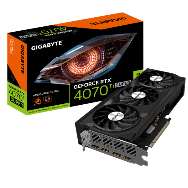 Gigabyte WINDFORCE OC GeForce RTX 4070 Ti SUPER 16 GB Video Card