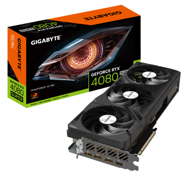Gigabyte WINDFORCE V2 GeForce RTX 4080 SUPER 16 GB Video Card