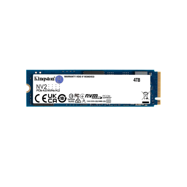 Kingston NV2 4 TB M.2-2280 PCIe 4.0 X4 NVME Solid State Drive