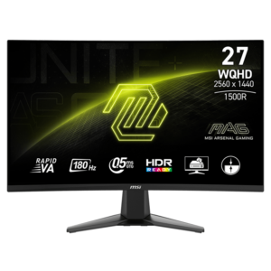 MSI MAG 27CQ6F 27.0" 2560 x 1440 180 Hz Curved Monitor