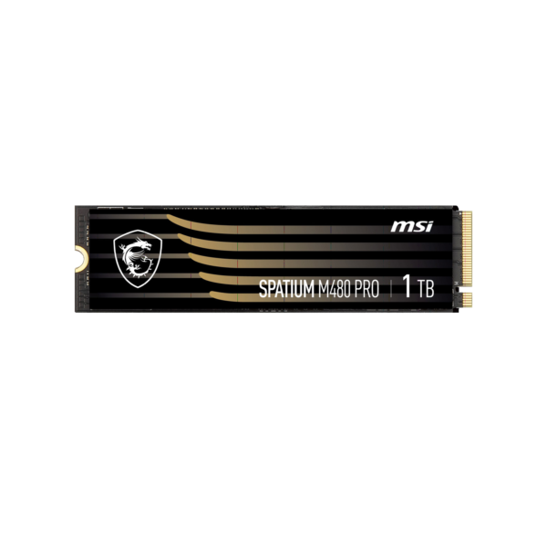 MSI SPATIUM M480 PRO 1 TB M.2-2280 PCIe 4.0 X4 NVME Solid State Drive
