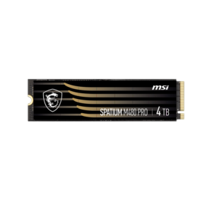 MSI SPATIUM M480 PRO 4 TB M.2-2280 PCIe 4.0 X4 NVME Solid State Drive