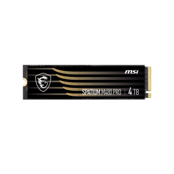 MSI SPATIUM M480 PRO 4 TB M.2-2280 PCIe 4.0 X4 NVME Solid State Drive