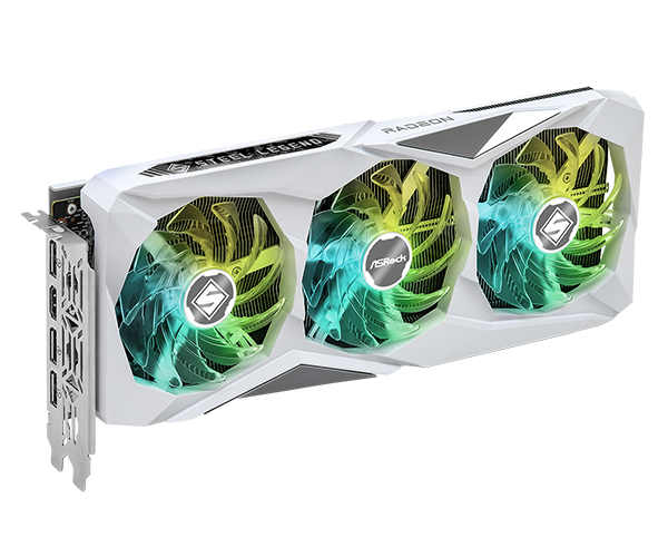 ASRock Steel Legend OC Radeon RX 7600 XT 16 GB Video Card