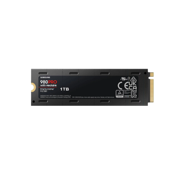 Samsung 980 Pro w/Heatsink 1 TB M.2-2280 PCIe 4.0 X4 NVME Solid State Drive