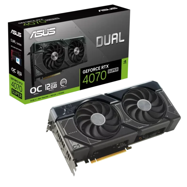 Asus DUAL OC GeForce RTX 4070 SUPER 12 GB Video Card