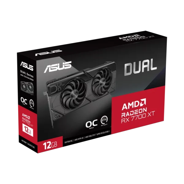 Asus DUAL OC Radeon RX 7700 XT 12 GB Video Card