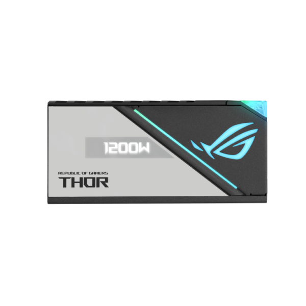 ROG Thor 1200W Platinum II (1200 Watt, Fully Modular Power Supply, 80+ Platinum, Lambda A++ Certified, ROG heatsinks, 135mm PWM Fan, 0dB Mode, OLED Panel, Sleeved Cables, Aura Sync