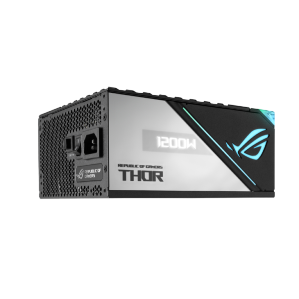 ROG Thor 1200W Platinum II (1200 Watt, Fully Modular Power Supply, 80+ Platinum, Lambda A++ Certified, ROG heatsinks, 135mm PWM Fan, 0dB Mode, OLED Panel, Sleeved Cables, Aura Sync