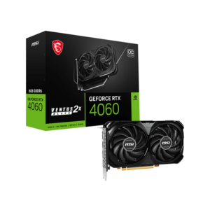 MSI VENTUS 2X BLACK OC GeForce RTX 4060 8 GB Video Card