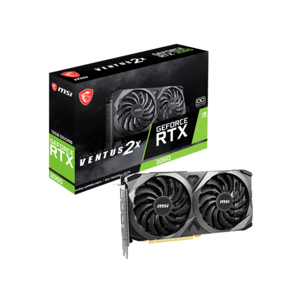 MSI GeForce RTX 3060 Ventus 2X 12G GeForce RTX 3060 12GB 12 GB Video Card
