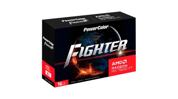 PowerColor Fighter Radeon RX 7600 XT 16 GB Video Card
