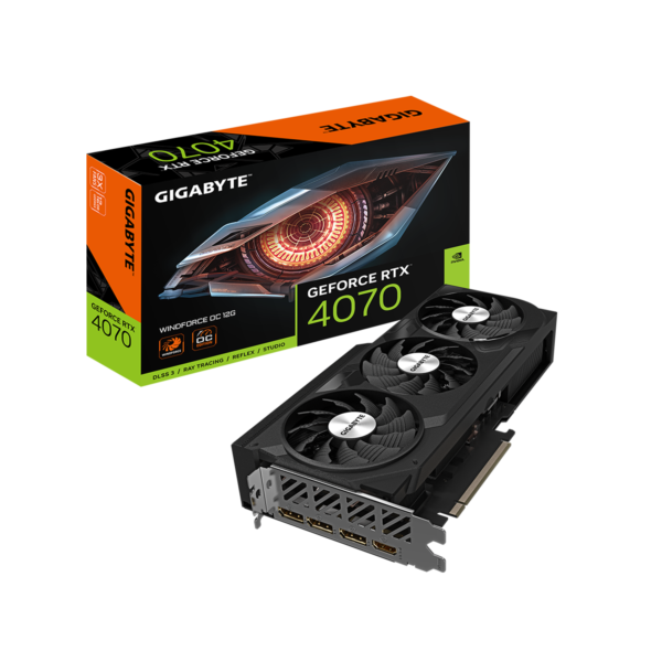 Gigabyte WINDFORCE OC GeForce RTX 4070 12 GB Video Card