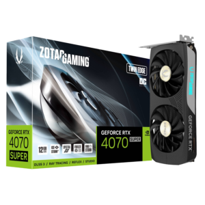 Zotac GAMING Twin Edge OC GeForce RTX 4070 SUPER 12 GB Video Card