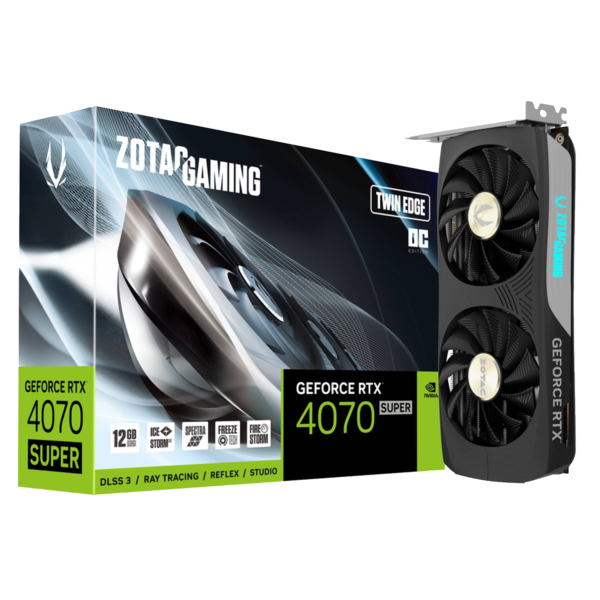 Zotac GAMING Twin Edge OC GeForce RTX 4070 SUPER 12 GB Video Card