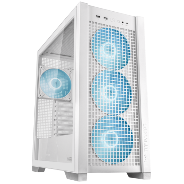 Asus TUF Gaming GT302 ARGB ATX Mid Tower Case white