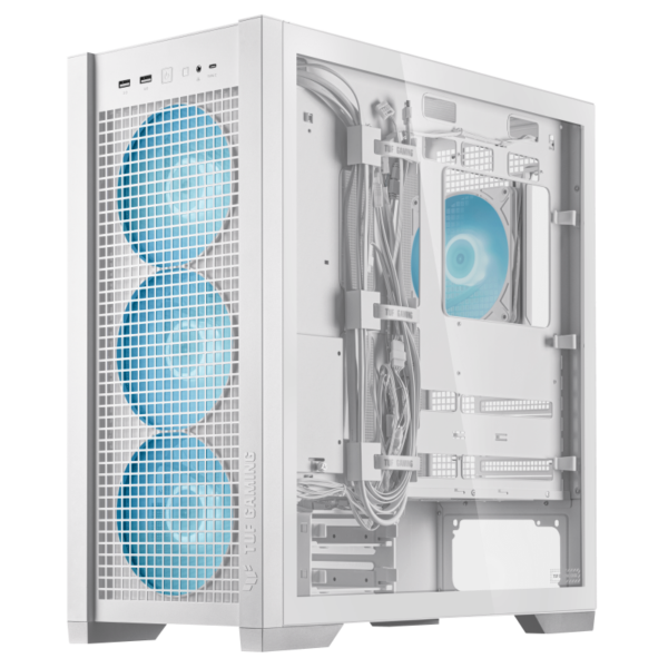 Asus TUF Gaming GT302 ARGB ATX Mid Tower Case white